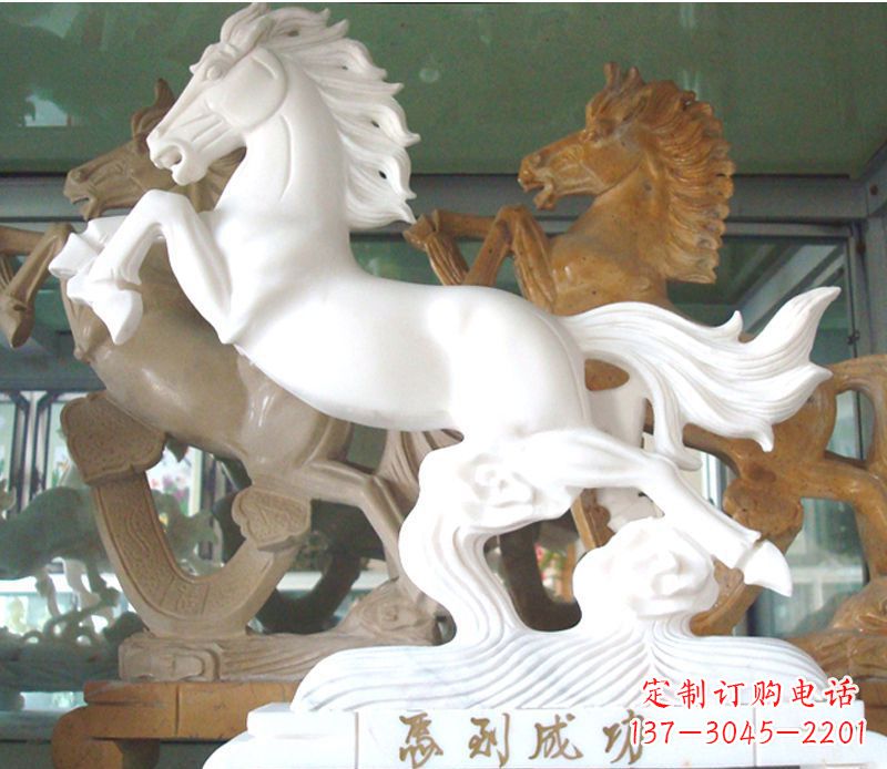 重庆马到成功景观石雕