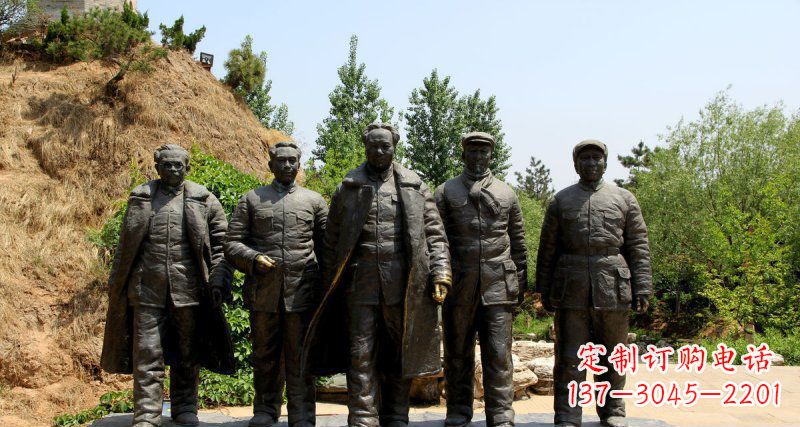 重庆传承历史,永记心间——中领雕塑毛主席人物铜雕