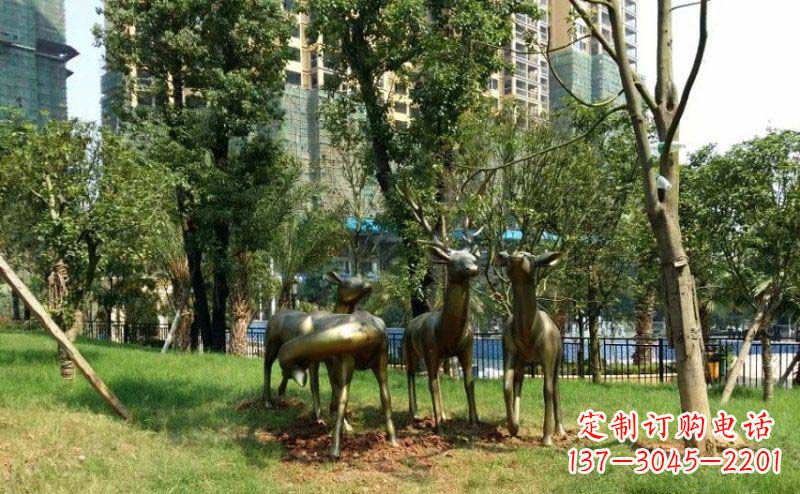 重庆青铜雕刻的梅花鹿,给您的生活带来另一种美感