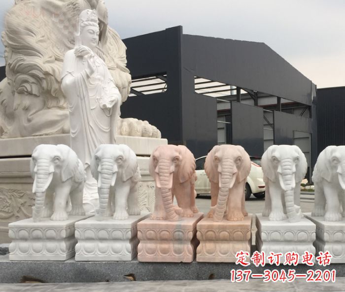 重庆门口大象石雕 (2)