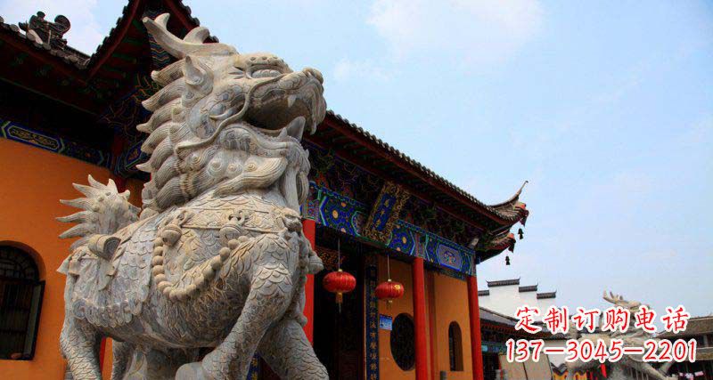 重庆门口麒麟铜雕 (2)