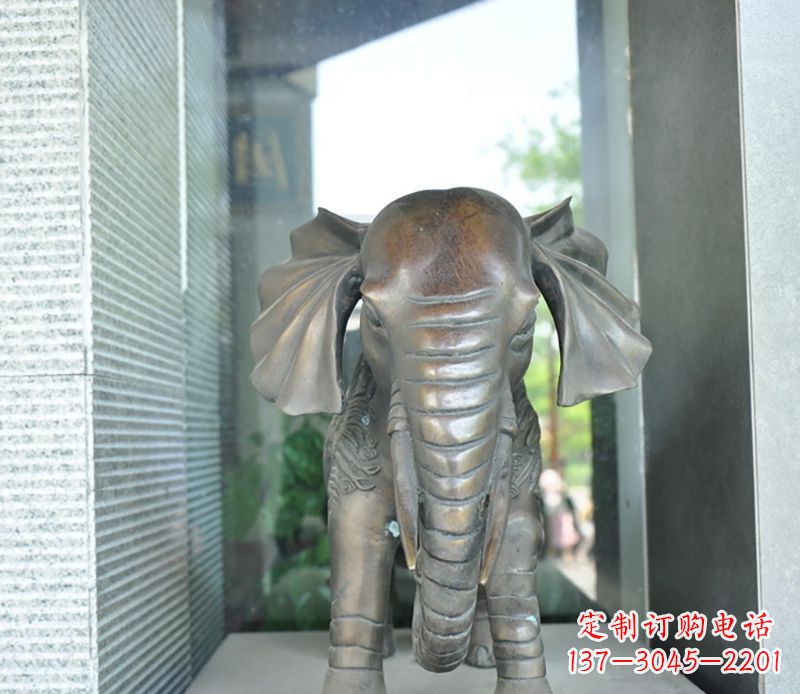 重庆艺术象征——门口镇宅大象铜雕