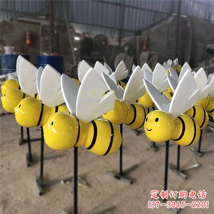 重庆动感蜜蜂雕塑,营造精致的都市公园