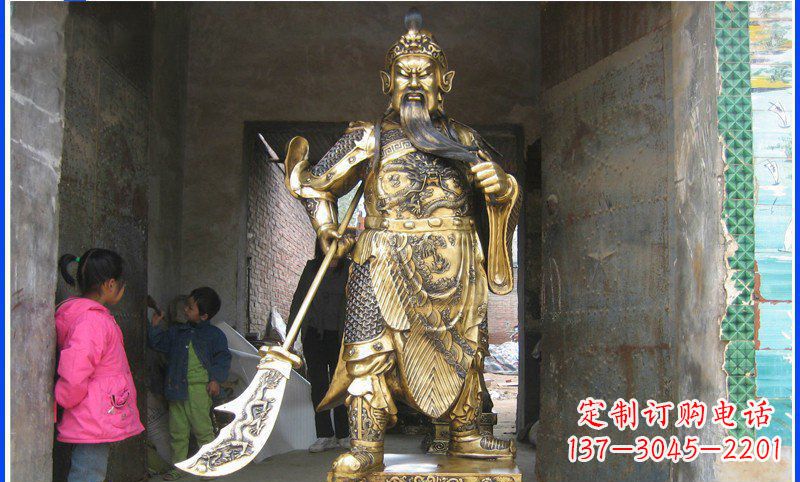 重庆铸魂关公雕塑,让古老传说继续传承