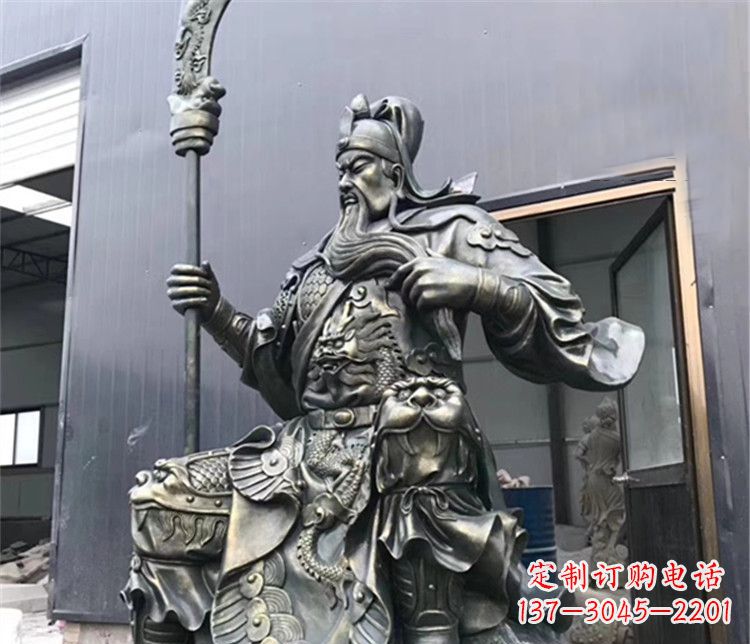 重庆高雅典雅的关公铜雕