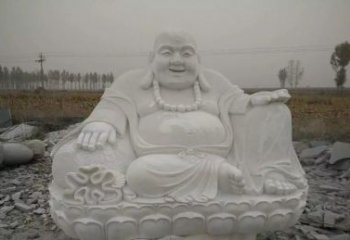 重庆质感非凡的汉白玉弥勒佛雕塑