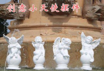 重庆中领雕塑：汉白玉小天使雕塑