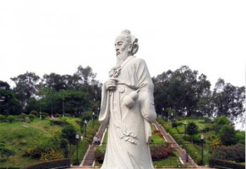重庆张仲景石雕雕塑，精工细作，传承古代文化