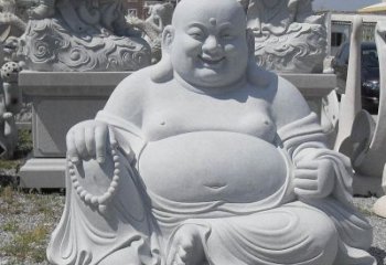重庆精美高雅的汉白玉弥勒佛雕像