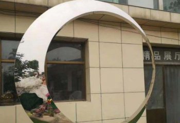 重庆完美的不锈钢圆环雕塑