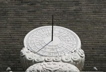 重庆花岗岩古代计时器日晷雕塑