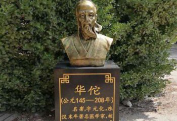 重庆传承古代名人——华佗铜雕