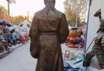 重庆精美雕塑永流传——华佗名医铜雕（定制）