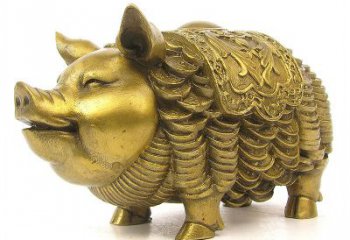重庆欢迎招财猪，用黄铜打造新年祝福