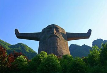 重庆中领雕塑：神农头像雕塑