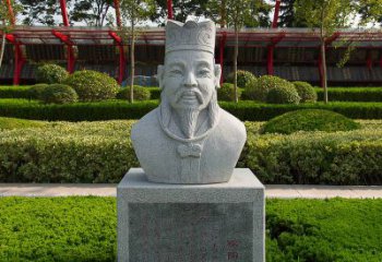 重庆精美绝伦，欧阳询石雕头像
