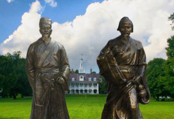 重庆传承古代名人——华佗雕塑