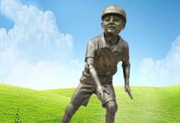 重庆领雕塑：儿童公园里的铜雕精灵
