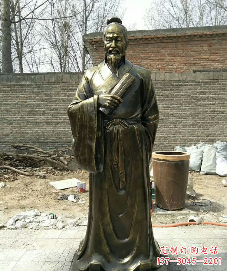 重庆领雕塑:以张仲景铜雕为典范的传统工艺