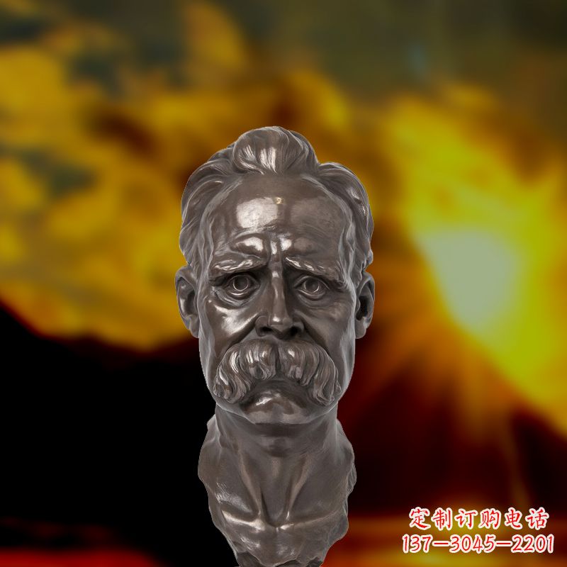 重庆尊贵的尼采铜雕头像