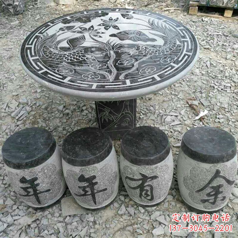 重庆仿古石桌凳,雕刻雅致的完美