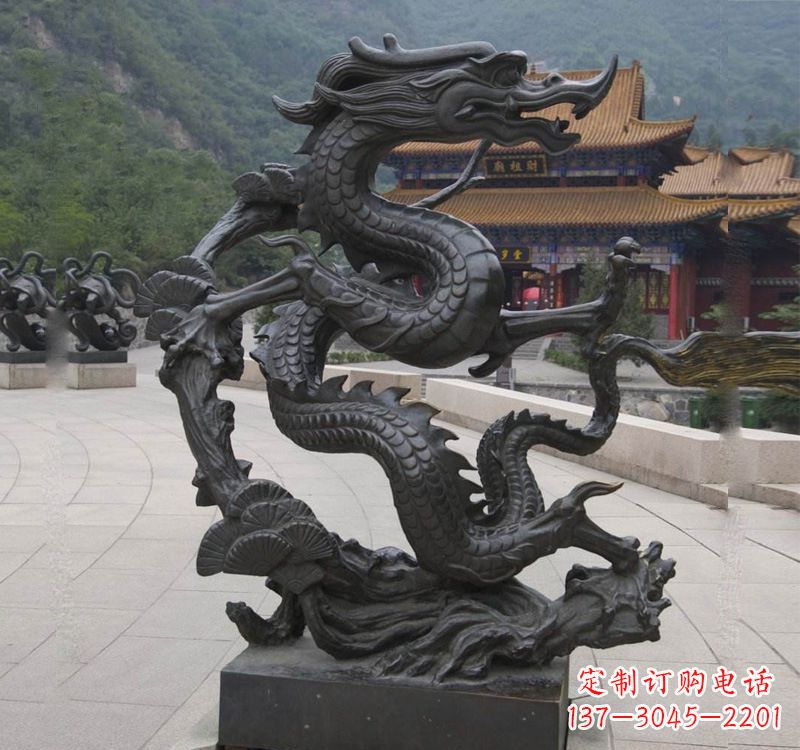 重庆盘龙铜雕