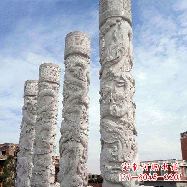 重庆精美石雕龙雕塑,释放神秘力量
