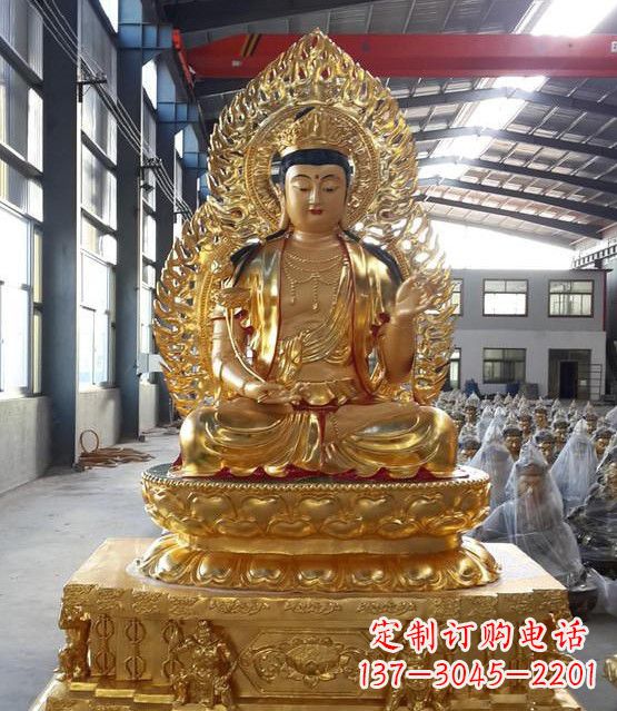 重庆手工精雕如来佛塑像