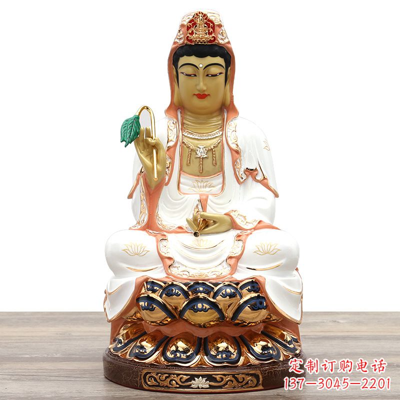 重庆漆金观音菩萨佛像