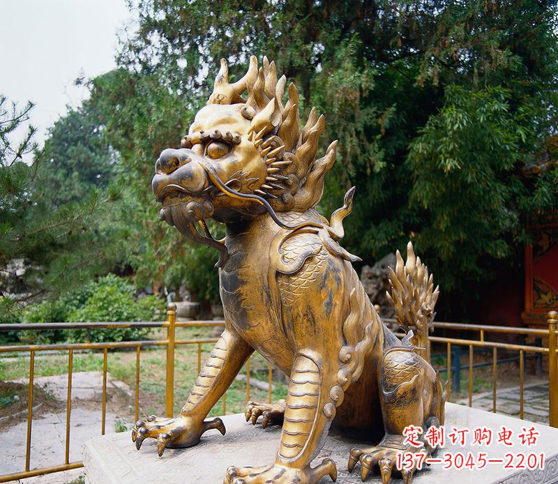 重庆麒麟铸铜雕塑