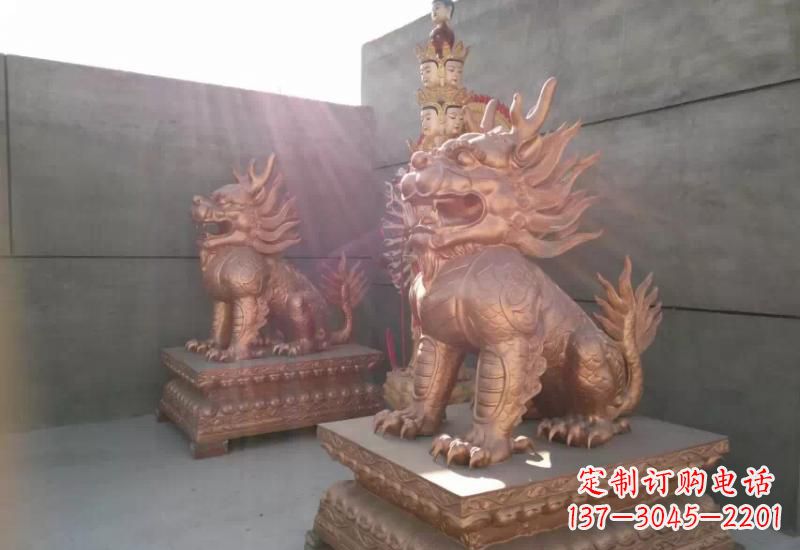 重庆麒麟铸铜雕塑222