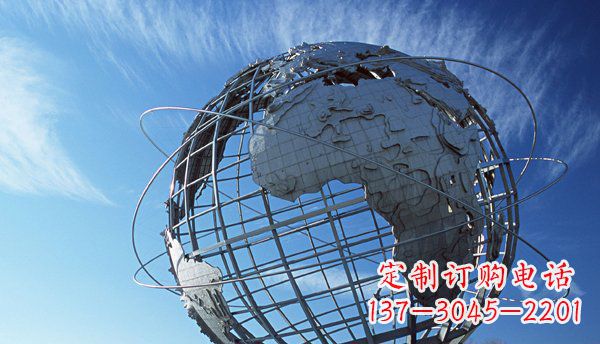 重庆企业不锈钢地球雕塑