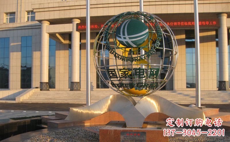 重庆精工打造,全球通用的不锈钢地球雕塑