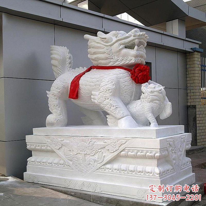 重庆超精美的中国麒麟石雕