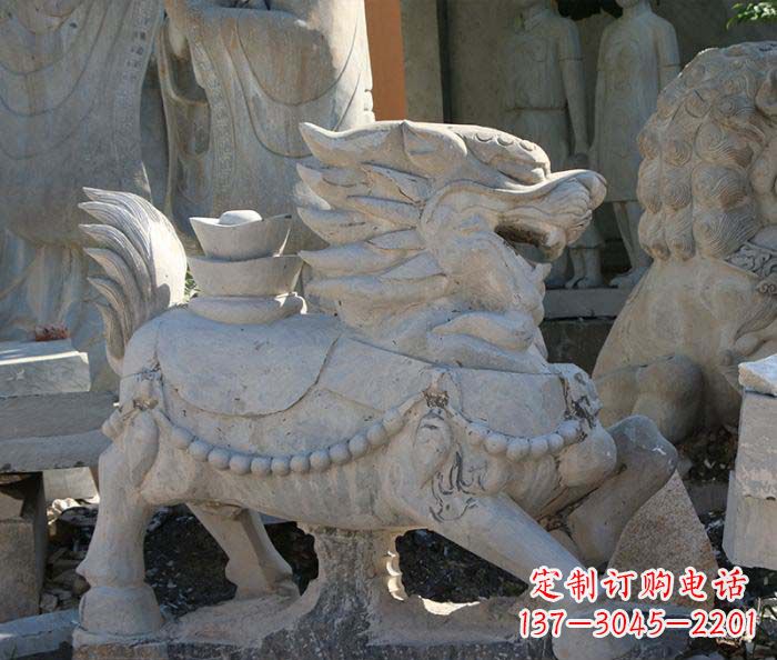 重庆企业景观石雕麒麟 (2)