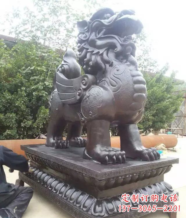 重庆企业门口貔貅铜雕