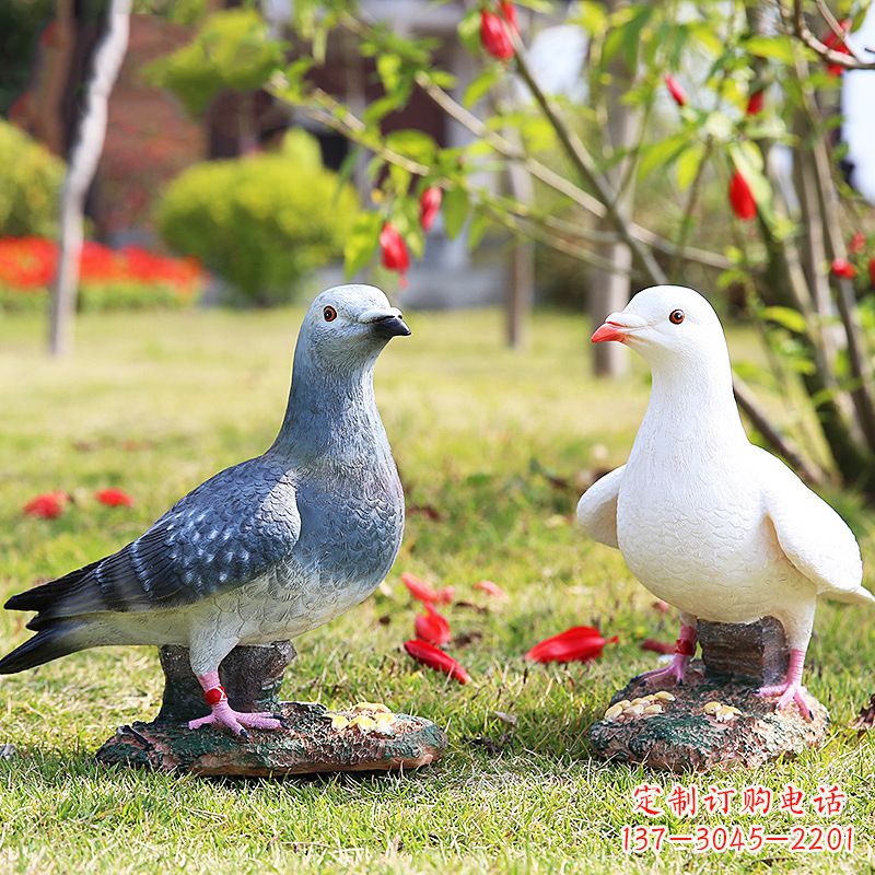 重庆秦皇岛和平鸽雕塑:表达和平与友谊的象征