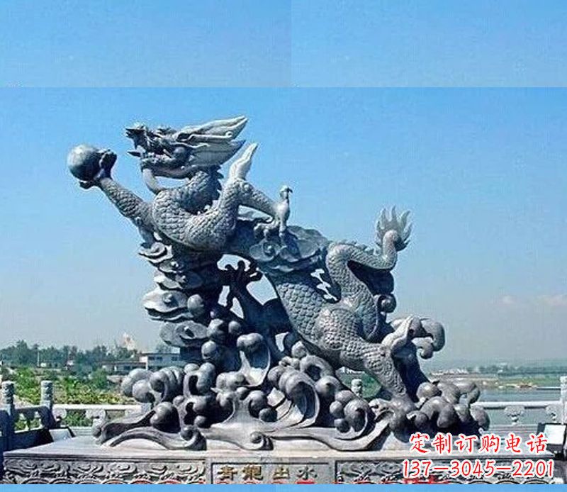 重庆中领雕塑独一无二的青龙出水雕塑