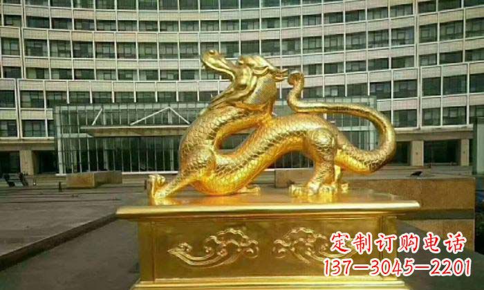 重庆正宗青龙铜雕,精致细腻的艺术品