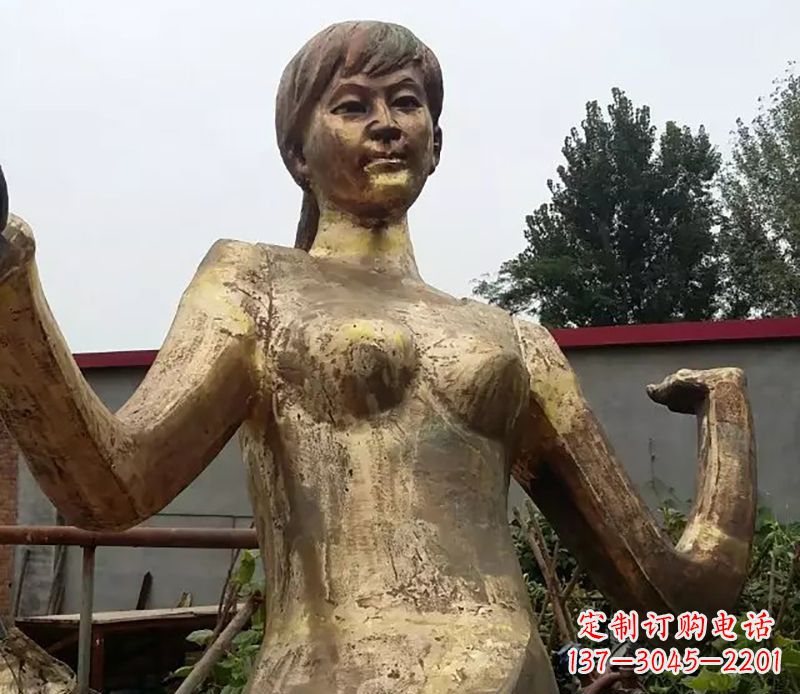 重庆中领雕塑的精美青年雕塑经典实物塑造,给人…