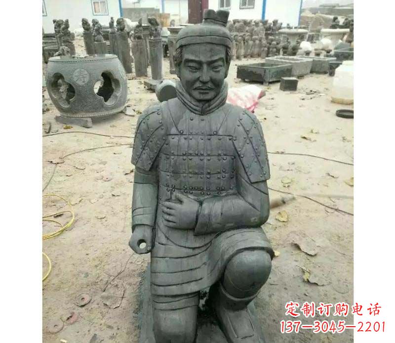 重庆青石仿古兵马俑雕塑