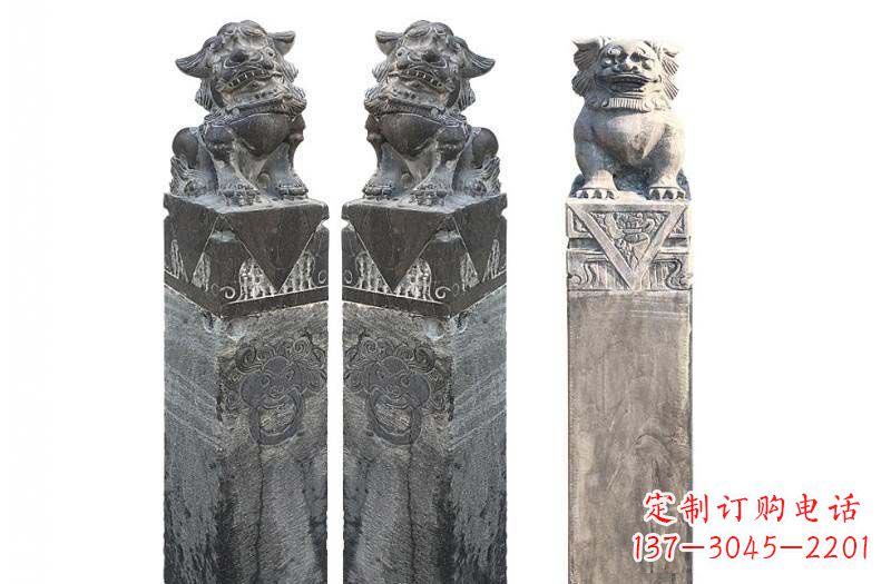 重庆来自古代的精美狮子雕塑