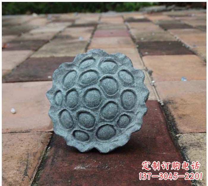 重庆青石莲蓬公园景观雕塑,给城市添彩