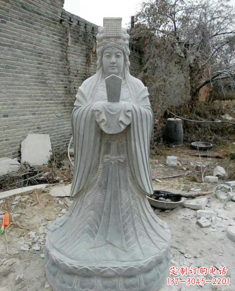 重庆青石妈祖神像雕塑,传承中华民族精神