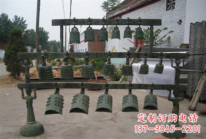 重庆手工青铜编钟,给室内装饰增添仿古气息
