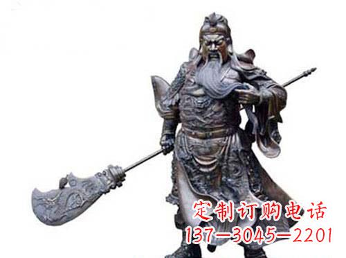 重庆关羽青铜雕塑,传承历史的精神
