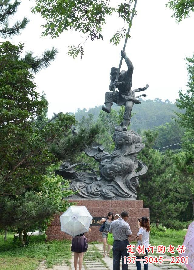 重庆佛教中的传奇:青铜孙悟空雕塑