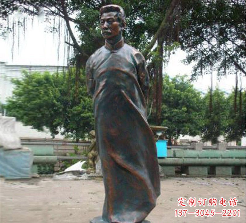 重庆青铜雕塑,精致鲁迅雕像