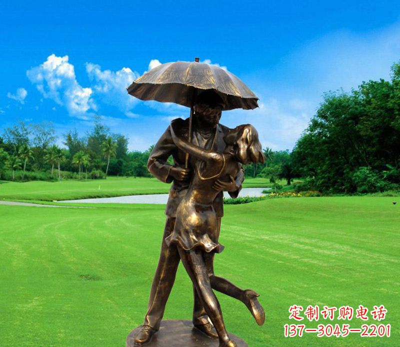 重庆中领雕塑-专业制作情侣公园景观雕塑