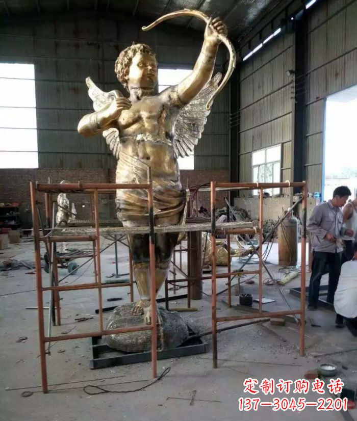 重庆尊贵的丘比特铜雕塑